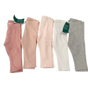NEW H&M Organic Cotton Set of 5 Pants 6-9M (1442)
